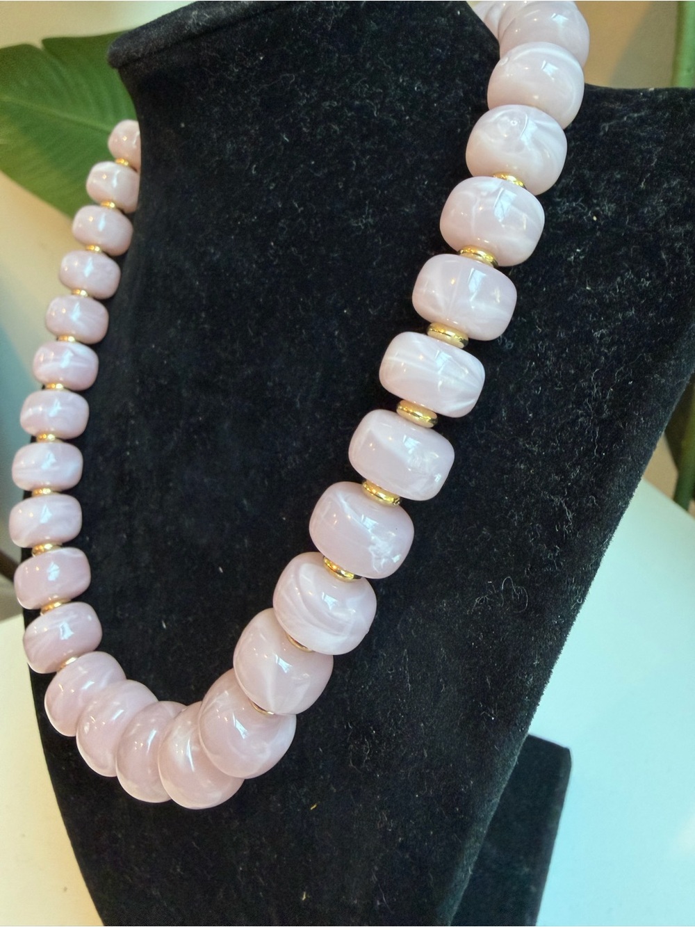 Rose Beaded Necklace - Picture 2 of 2